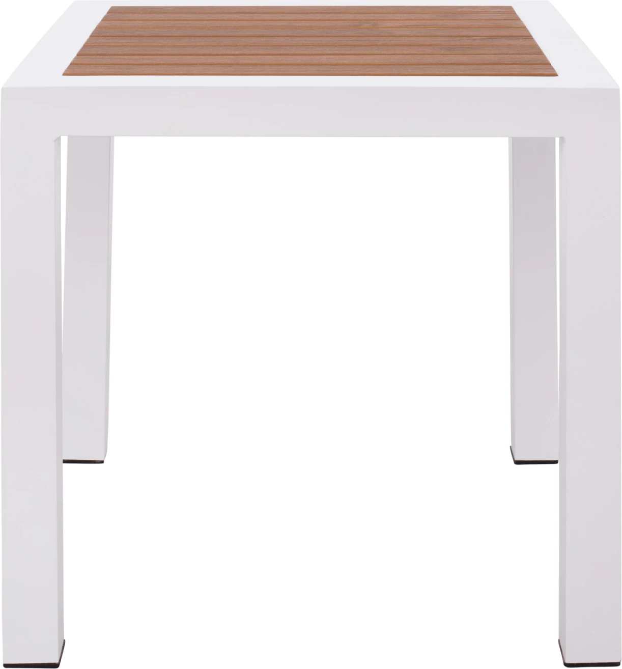 Aluminijasta miza FH5403.01 bela s Polywood 45Χ45Χ45,5