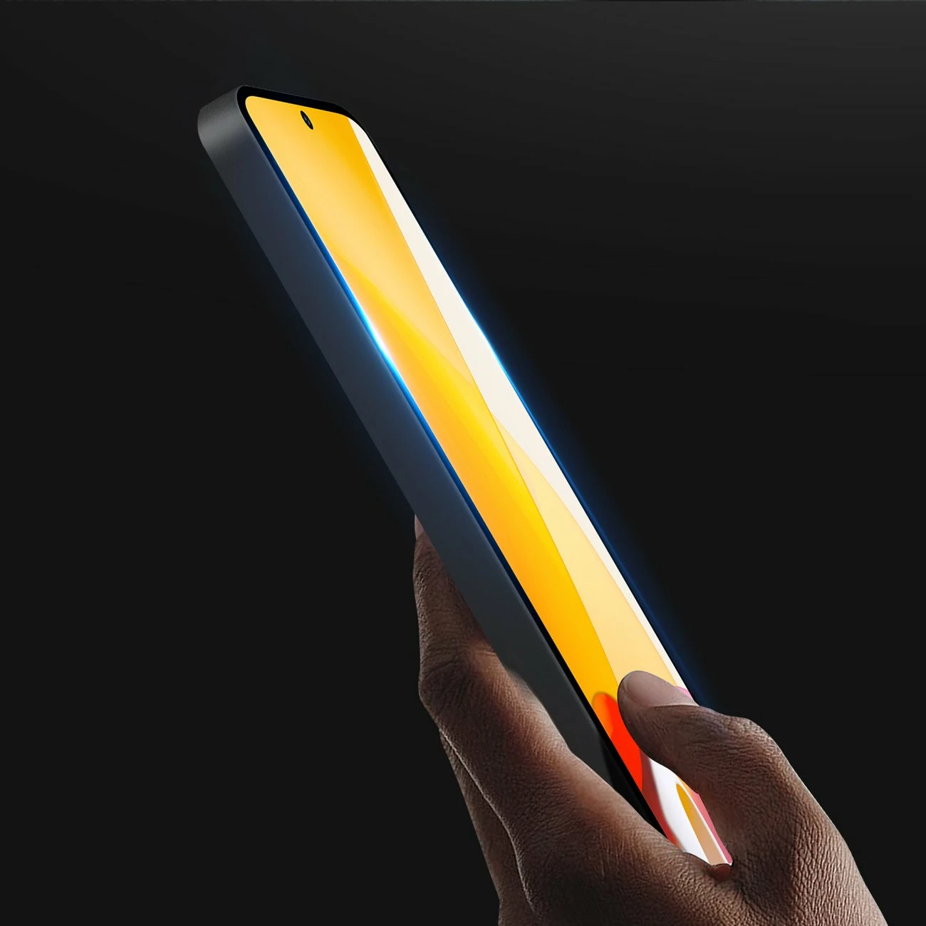 Zaščitno steklo 9D za Xiaomi 12 Lite, 9H, črno robno steklo Dux Ducis