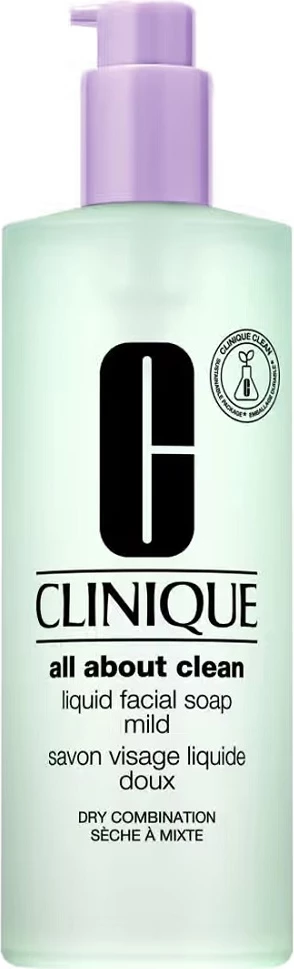 Tekoče čistilno milo za obraz, Clinique All About Clean Liquid Facial Soap Mild 400 ml
