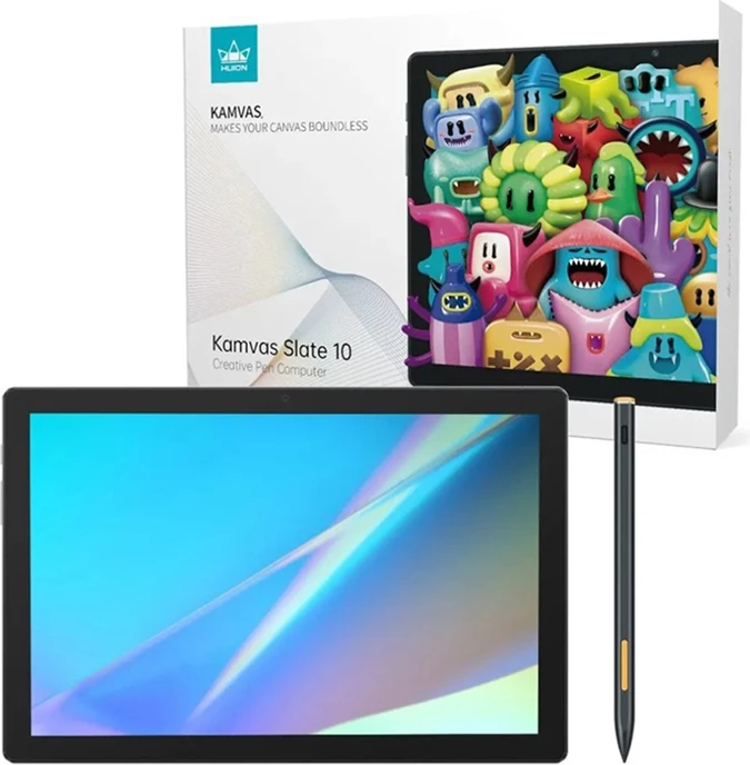 Grafični tablet Huion Slate 10, 10.1", 128 GB, 8 GB RAM, siv, s pisalom