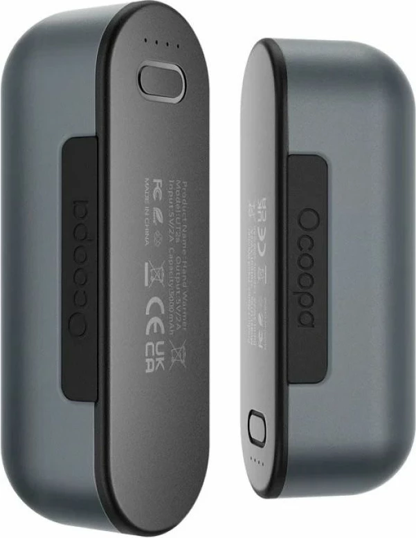 Elektronski grelec za roke Ocoopa UT2s, črn