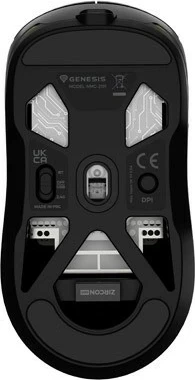 Gaming miš Genesis Zircon 660 brezžični, 12000 DPI, 6 gumbov, črn