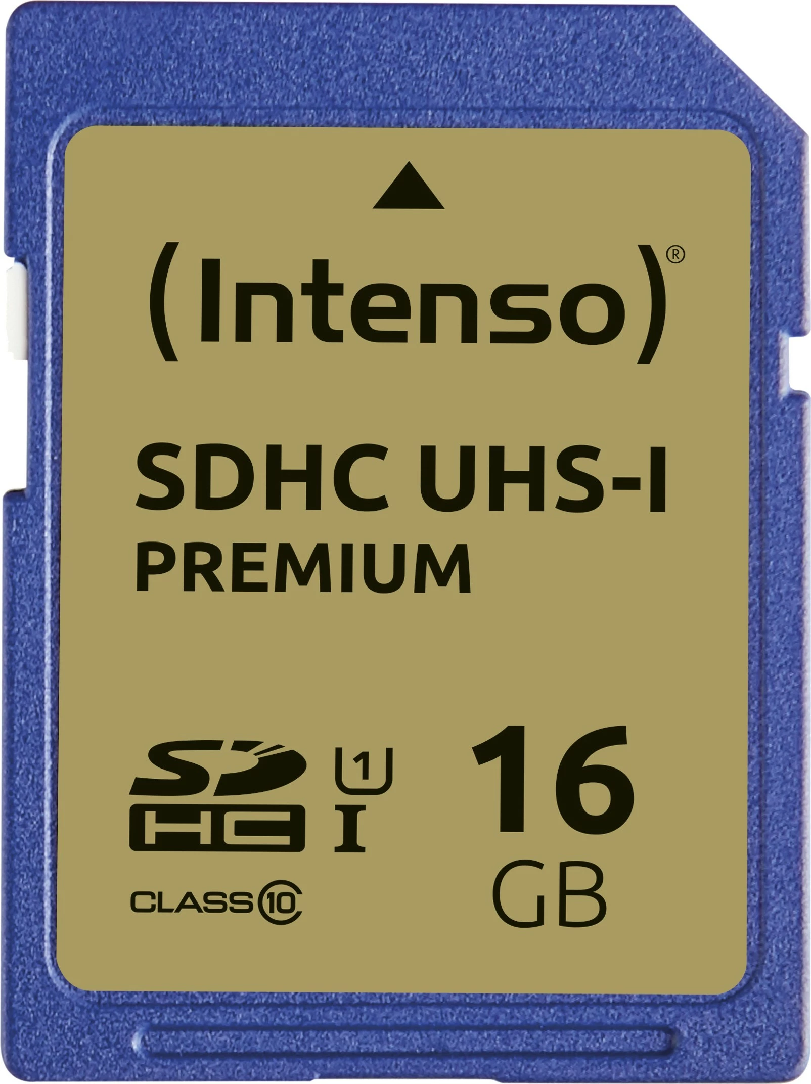 Kartica za pomnilnik 16 GB, SDHC UHS-I, Class 10, 90 MB/s, modra - Intenso