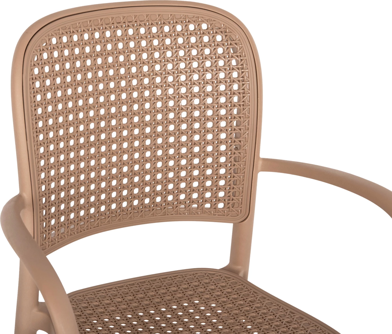 Stol iz polipropilena FLOW FH5938.03 kapučino 55x53x86Hcm