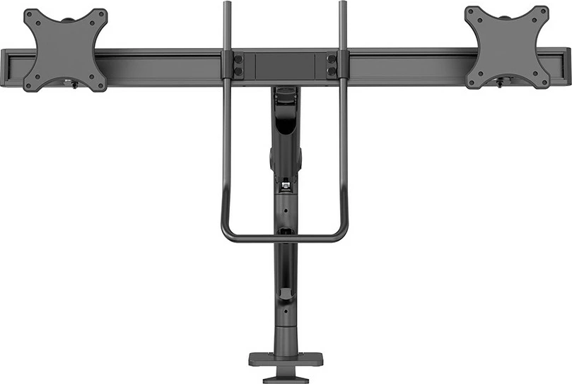 Kotični nosilec za monitor Neomounts DS75S-950BL2, s sponko/spremljevalnim prebojem, 8 kg, 17"-32", črn