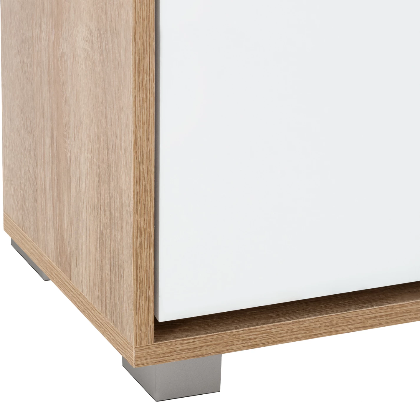 Omara za čevlje iz melamina 3-sedežna FH2221.06 Sonama-Bela 62x24x110cm