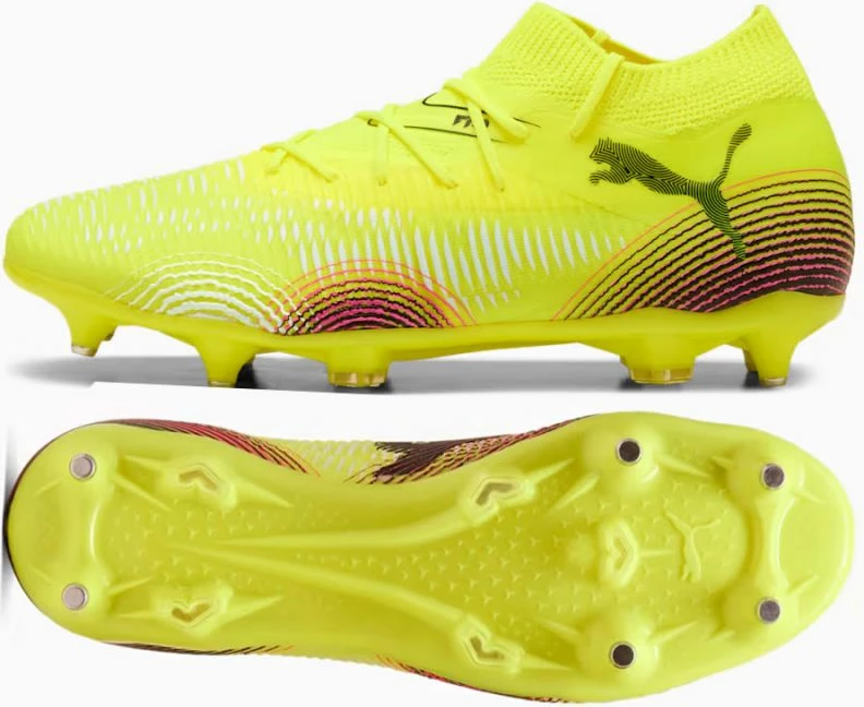 Futbalski čevlji za moške, rumeni — Puma