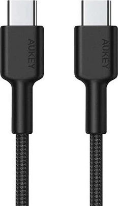 Kabel USB-C na USB-C, AUKEY CB-CD45, 0,9 m, 60 W, črn