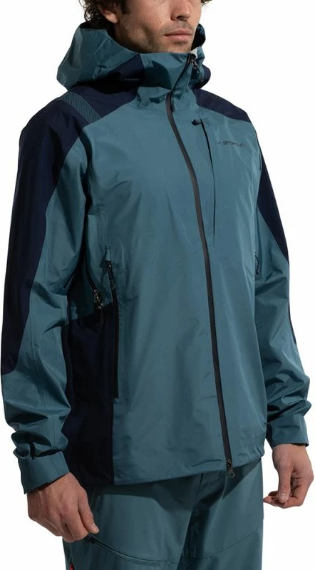 Lahka nepremočljiva jakna La Sportiva Crossridge Evo Shell M, modra