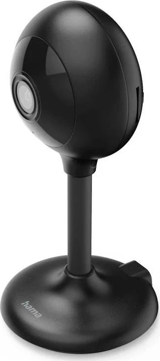 Monitorna kamera Hama 176651, WiFi, Full HD, mikrofon, zaznavanje gibanja, črna