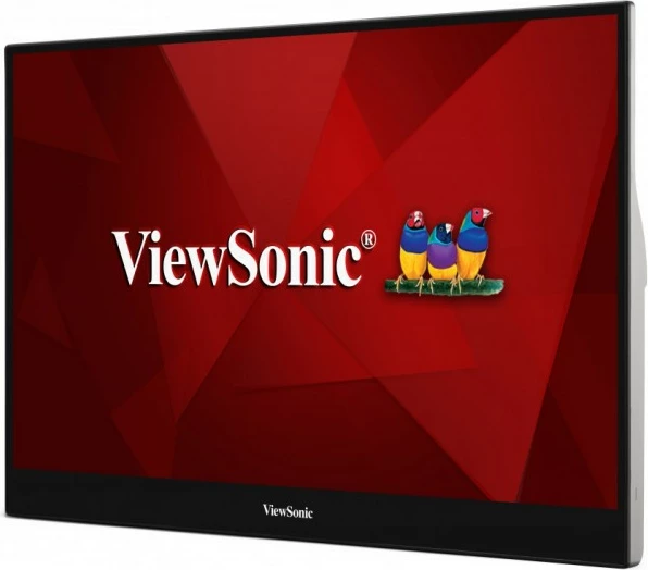 Prenosni zaslon 15,6" FHD IPS na dotik ViewSonic TD1655, srebrn