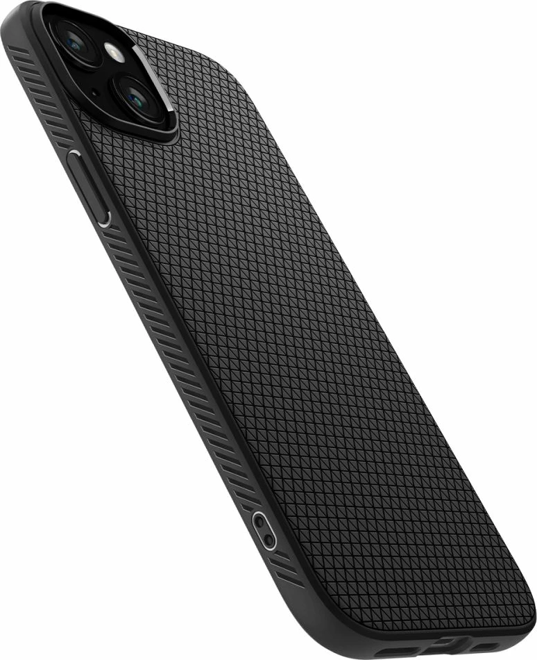 Zaščitni ovitek Liquid Air za iPhone 15 Plus, Spigen, mat črn