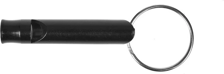 Majhen preživetveni piščalko, GUARD, aluminij, črn