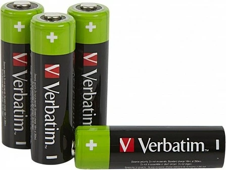 Polnilne baterije AA 2500 mAh, Verbatim, set 4 kosa