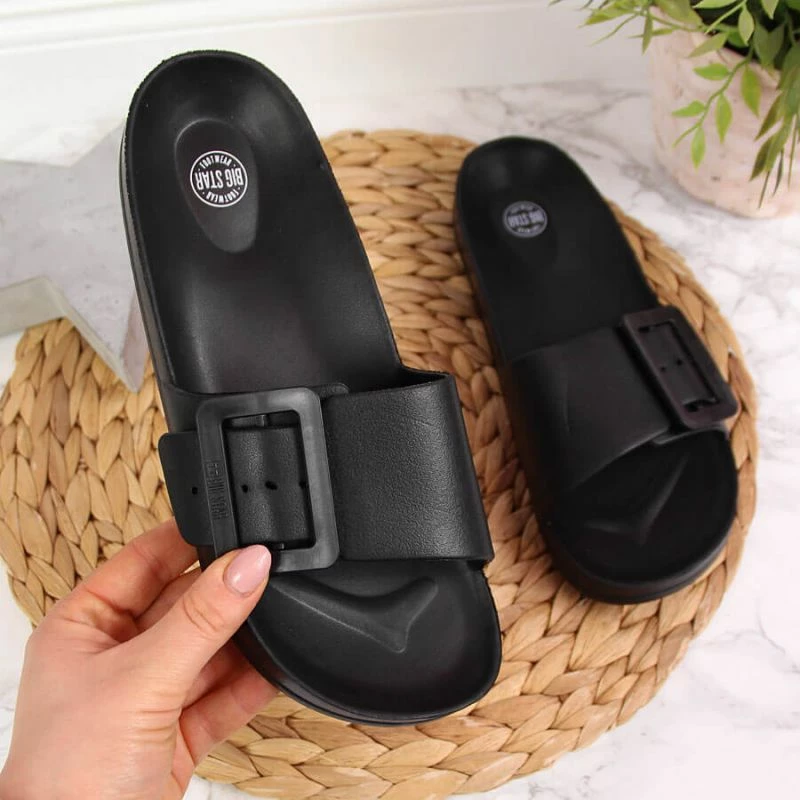 Plažne natikače Big Star, črne