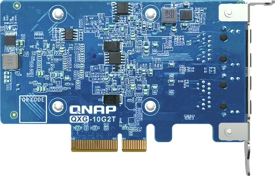 Omrežna karta QNAP QXG-10G2T, PCIe, 2x RJ-45, 10Gb/s, modra