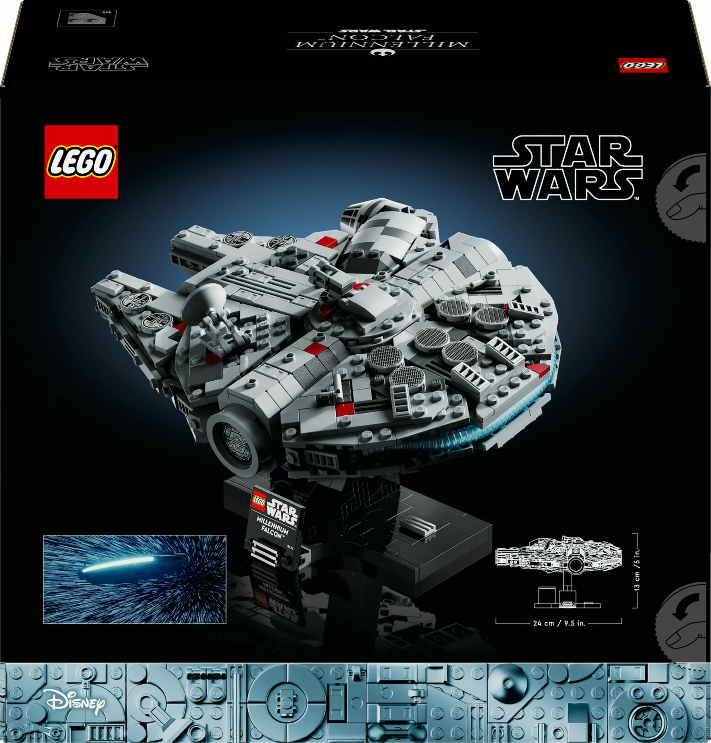 Model zbirateljski Millennium Falcon, LEGO, 18+, 921 kosov, večbarven