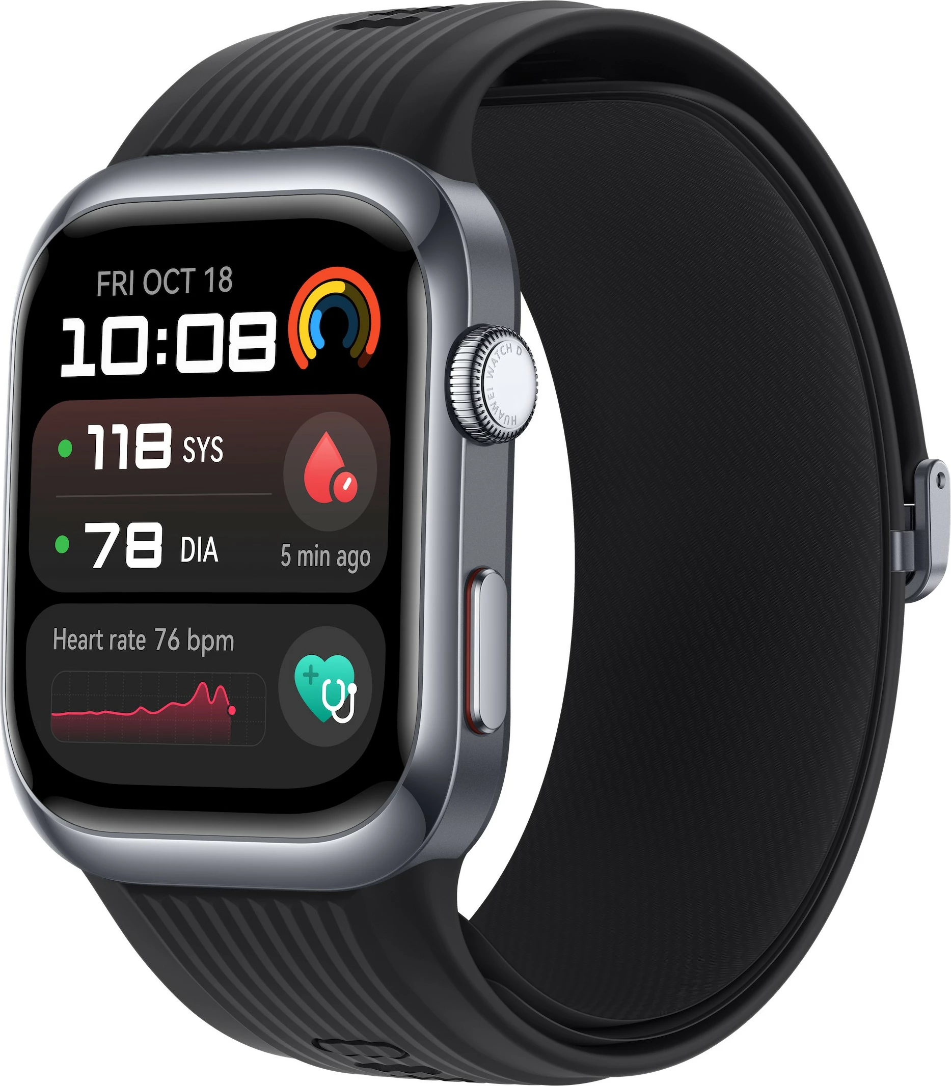 Pameten vodoodporen Smartwatch Huawei Watch D2 (Luca-B19), 1,82", 5 dni baterije, črn