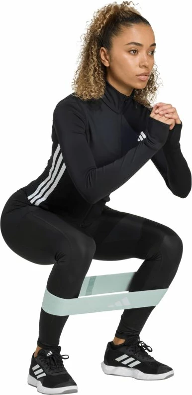 Pulover za ženske adidas, črn