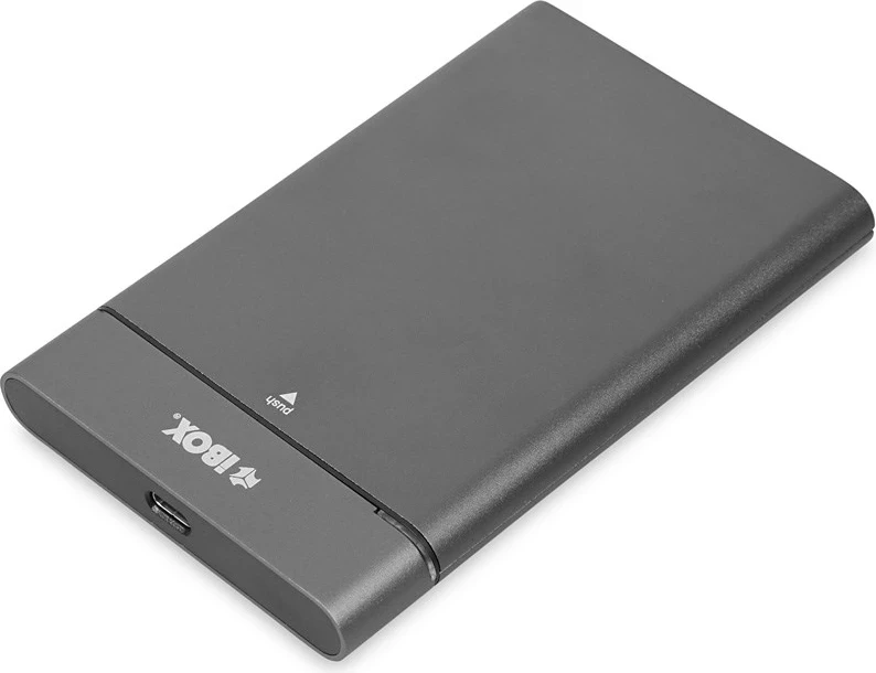 Ohišje za HDD iBox HD-06, 2,5-palčno, siva