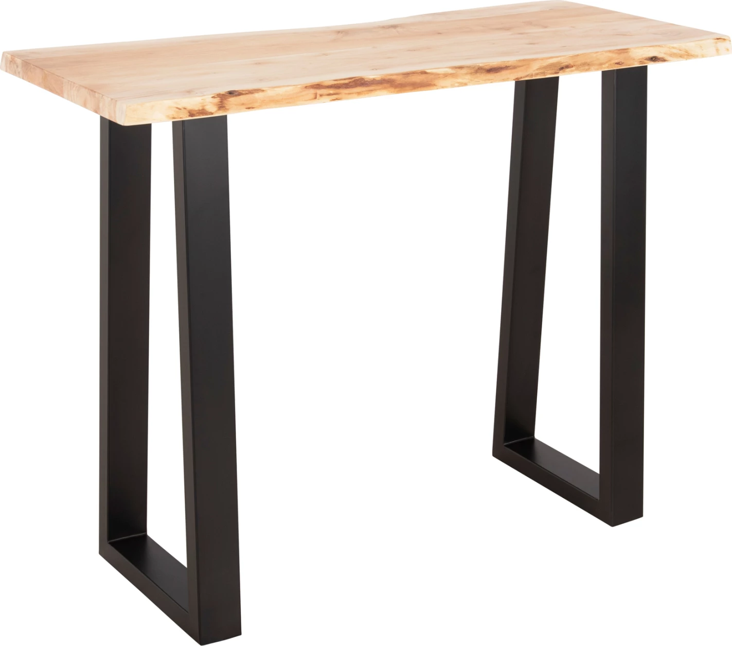 Bar-stojalo MONTANA FH8463.21 3.5 cm debelina vrha - masivni les akacije v naravni barvi 120x52x94H cm