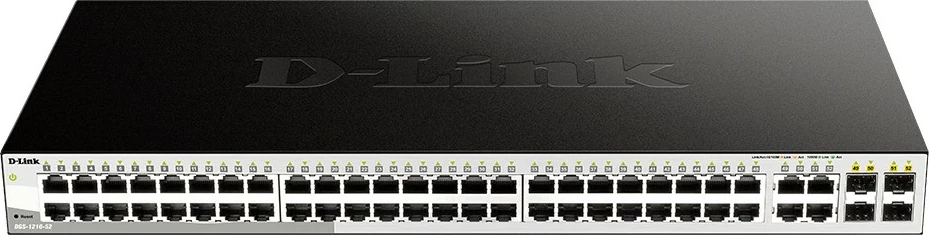 Stikalo D-Link DGS-1210-52/E, 52 vrat, Layer2, Gigabit, 1U rack