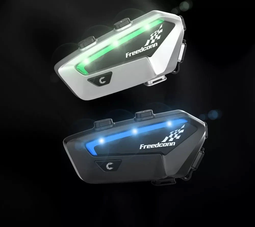 Interkom za motor FreedConn FX, črn