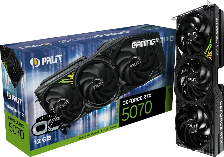 Grafična kartica Palit RTX5070 Ti GamingPro-S OC 16GB GDDR7, multi