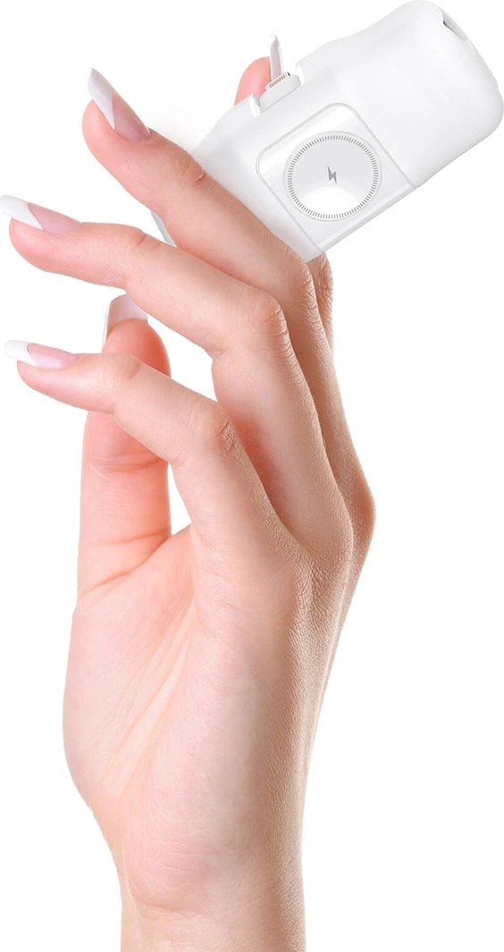 Powerbank 5000 mAh, 15 W, Lightning, USB-C, polnilec za Apple Watch, Wozinsky WF16-YLS, bel