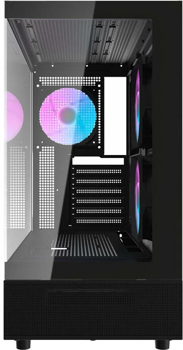 Računalniško ohišje Darkflash DPX90, Midi Tower, kaljeno steklo, črno