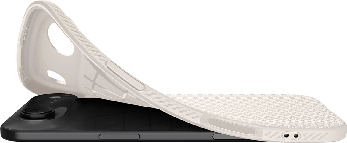 Ovitek za telefon Liquid Air za iPhone 17 Air, Spigen, Titanic