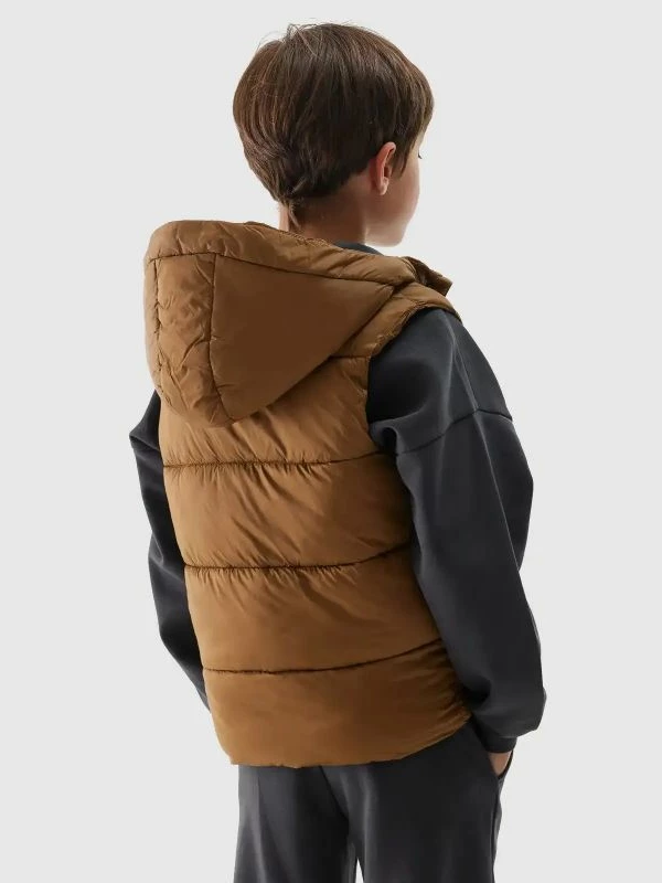 Brezrokavnik za otroke 4F, rjav