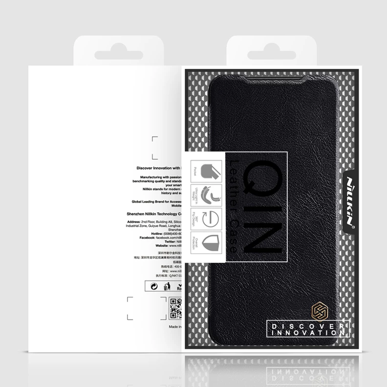 Ovitek za telefon Nillkin Qin Case za Xiaomi Redmi Note 11T 5G / Note 11S 5G / Note 11 5G (China) / Poco M4 Pro 5G, rjav