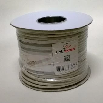 Omrežni kabel Cat6 FTP 100 m, GEMBIRD, sivi