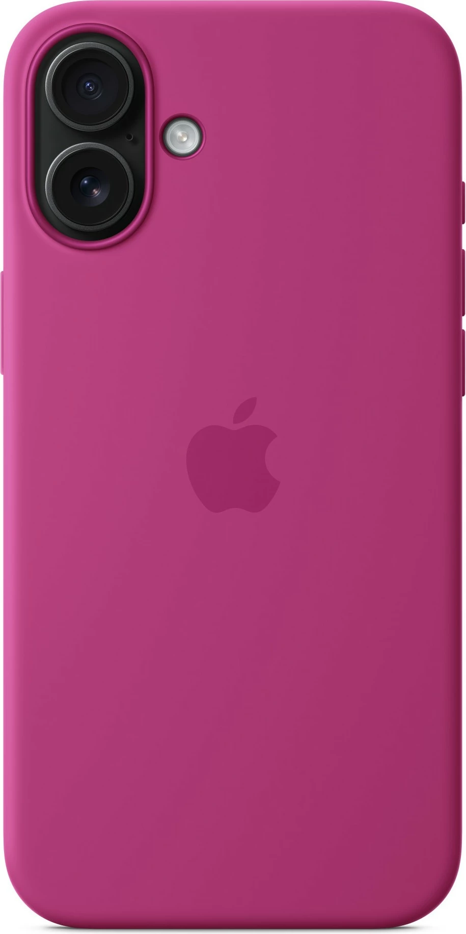 Silikonska zaščita za Apple iPhone 16 Plus, MagSafe, fuksija