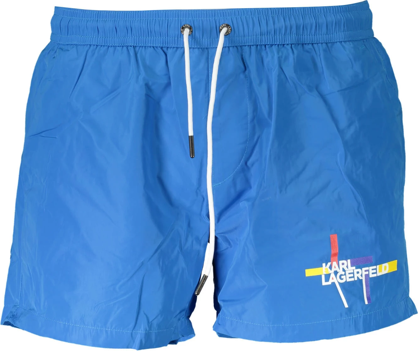 Plavalne hlače KARL LAGERFELD BEACHWEAR, svetlo modre