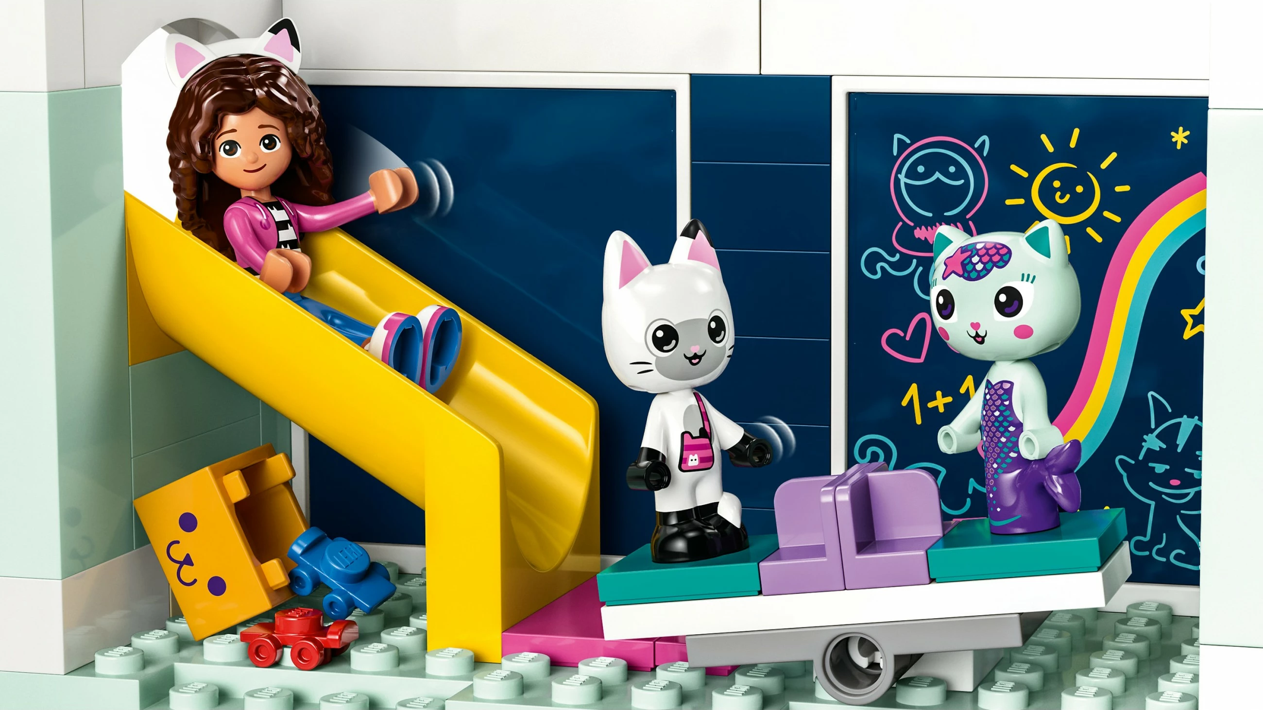 Igralni set Gabby's Dollhouse LEGO 10788, 498 delov, večbarven