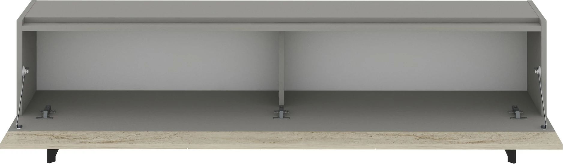 Komoda za TV, siva, travertin Skye Decor