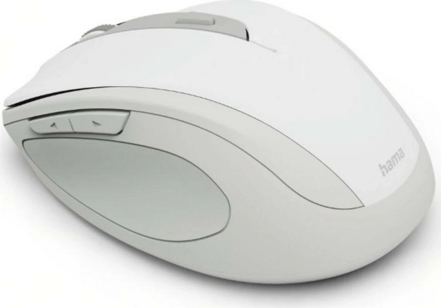 Brezžična miška Hama WM-400, 1600 DPI, 6 gumbov, bela