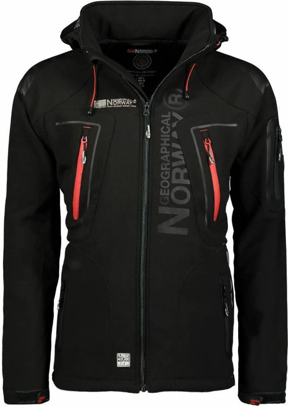 Športna jakna za moške Geographical Norway, črna