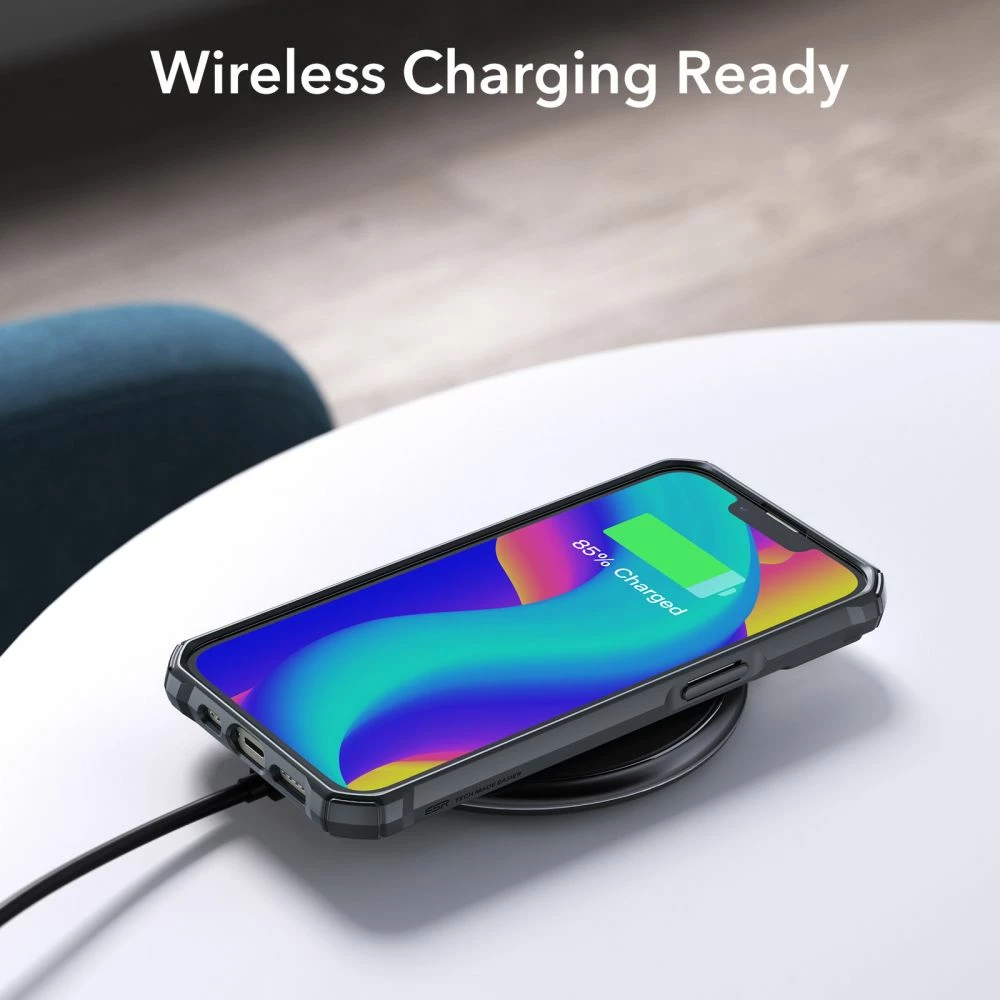 Ovitek Air Armor ESR za iPhone 14 Plus, prozoren/črn