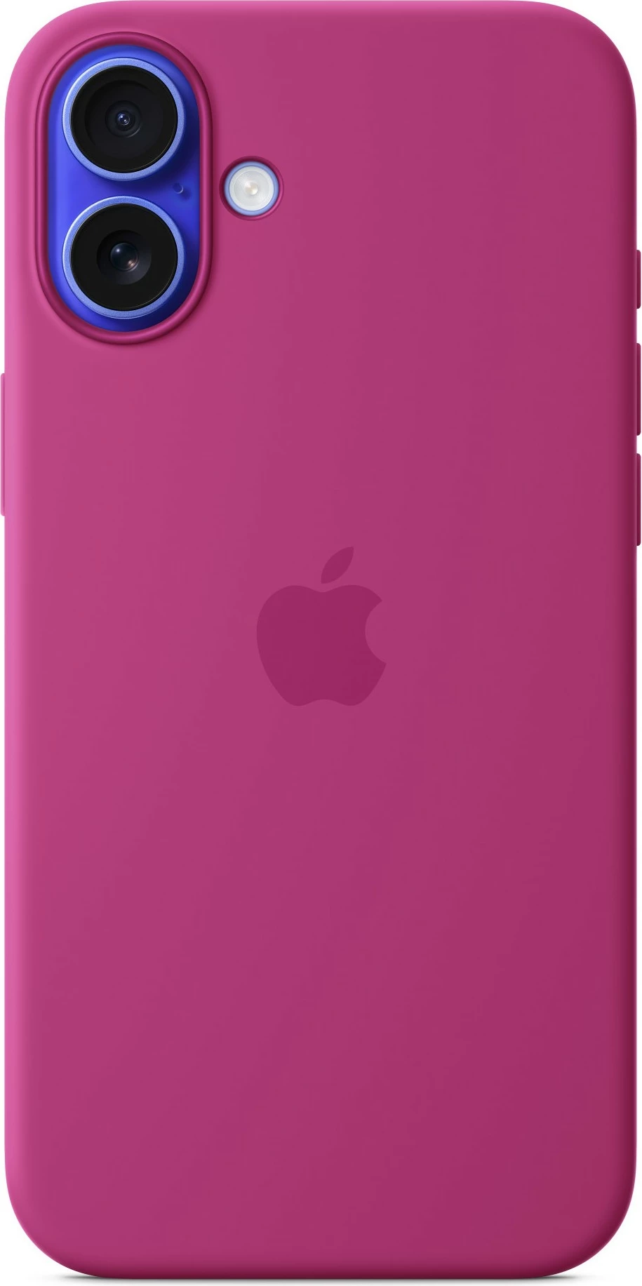 Silikonska zaščita za Apple iPhone 16 Plus, MagSafe, fuksija