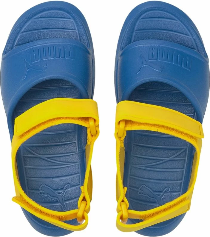Sandali za otroke Puma Divecat v2 Injex PS Star, modri in rumeni
