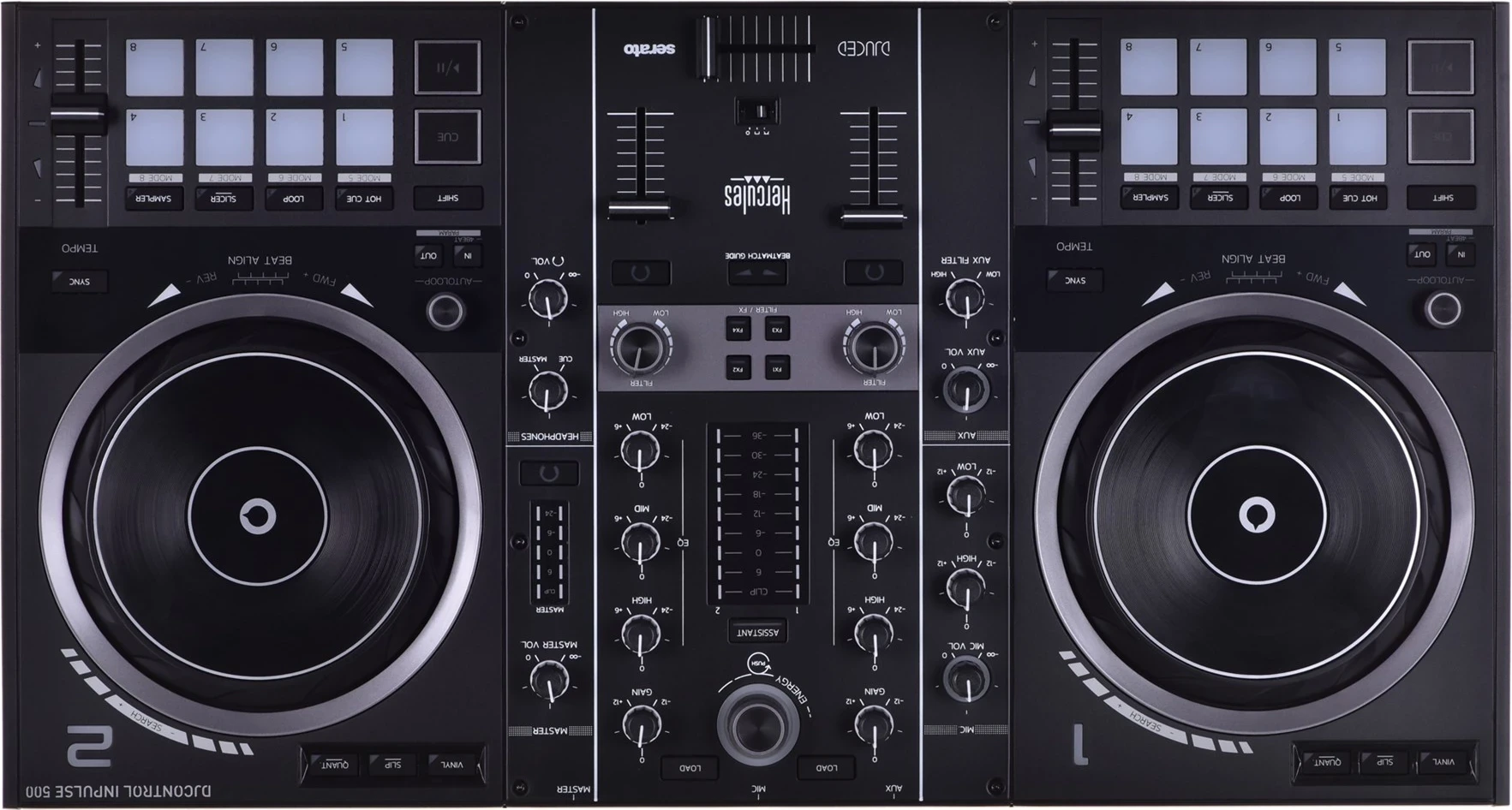 DJ-kontroler Hercules Inpulse 500, črn