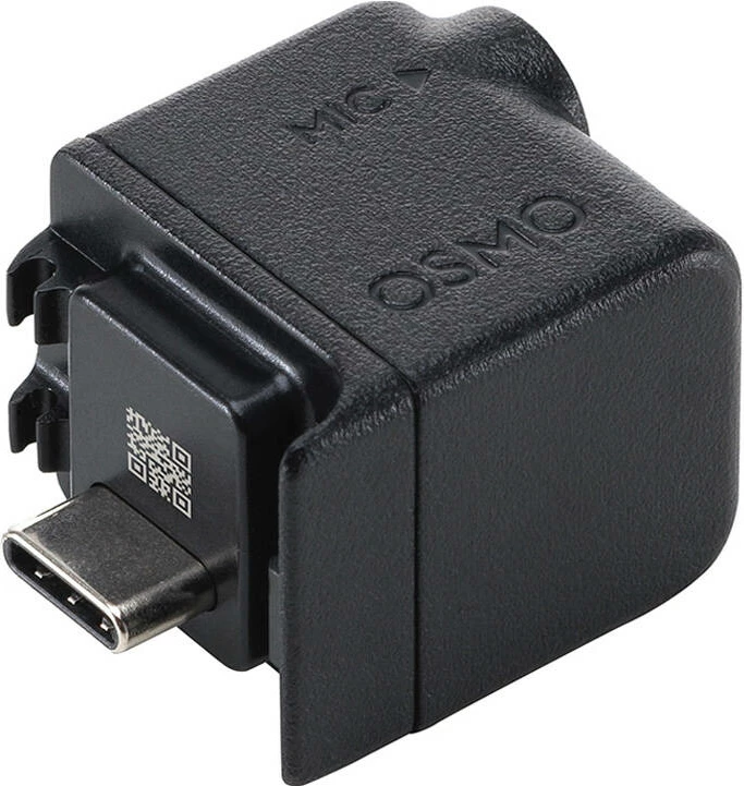 Audio adapter 3,5 mm za DJI Osmo Action, CP.OS.00000280.01, črn