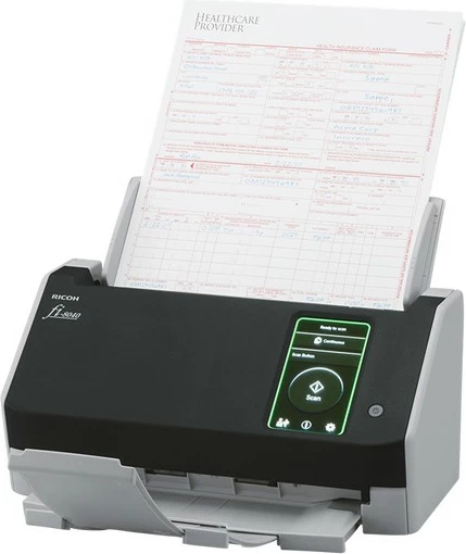 Skaner zložljiv Ricoh fi-8040, 210 x 297 mm, 600 x 600 DPI, 24 bit, 8 bit, 40 ppm, 80 ipm