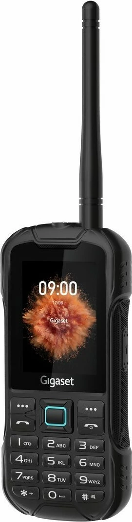Trpežen mobilni telefon, Gigaset GLX 8 ACTIVE, Dual SIM, 128 MB, IP68, črn