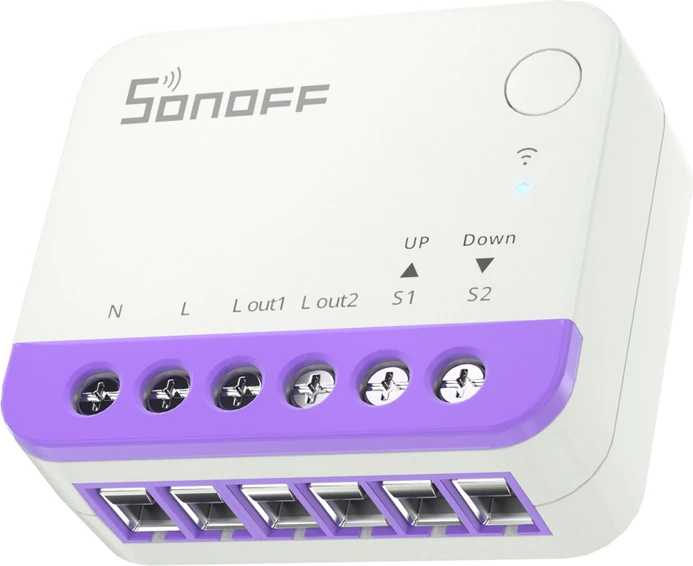 Pametno WiFi stikalo mini Sonoff MINI-RBS, Matter, krmiljenje rolet/zaves po odstotkih, 2.4 GHz, deluje z Apple Home/Google Home/Alexa/SmartThings