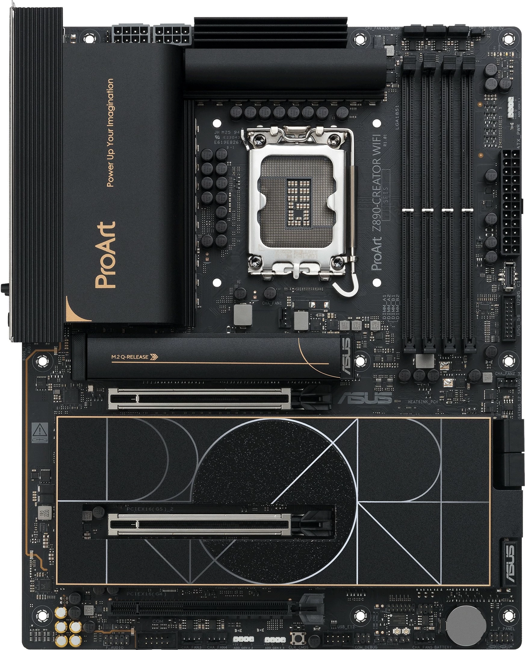 Matična plošča PROART Z890-CREATOR WIFI, ASUS, Intel LGA 1851, DDR5 192 GB, črna