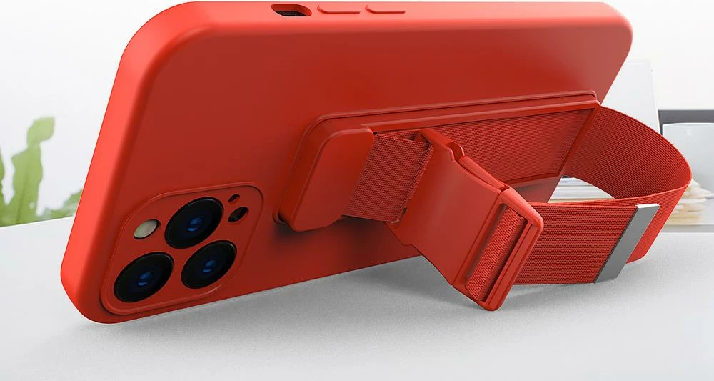 Ovitek z vrvico za Xiaomi Redmi 9 Hurtel, črn